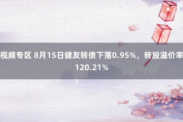 视频专区 8月15日健友转债下落0.95%，转股溢价率120.21%