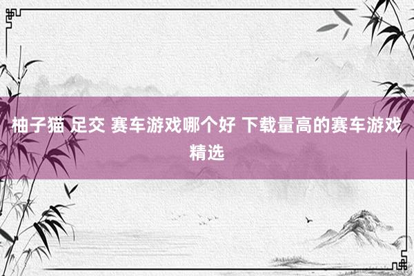 柚子猫 足交 赛车游戏哪个好 下载量高的赛车游戏精选